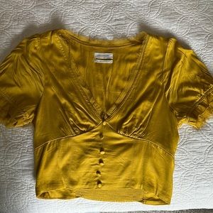 Beautiful golden Yellow Urban Outfitters blouse!
